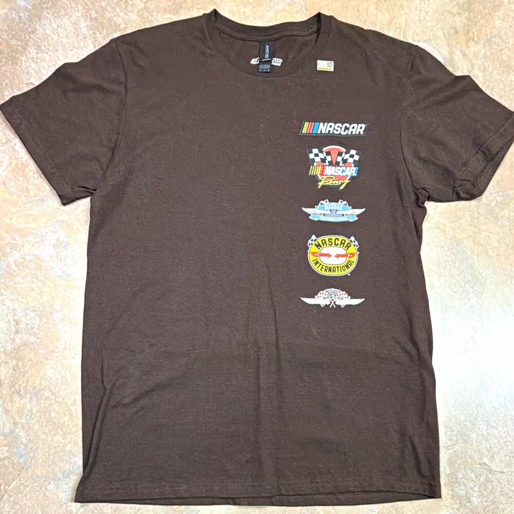 NASCAR Officially Licensed Graphic T-Shirt Brown Men’s Size M